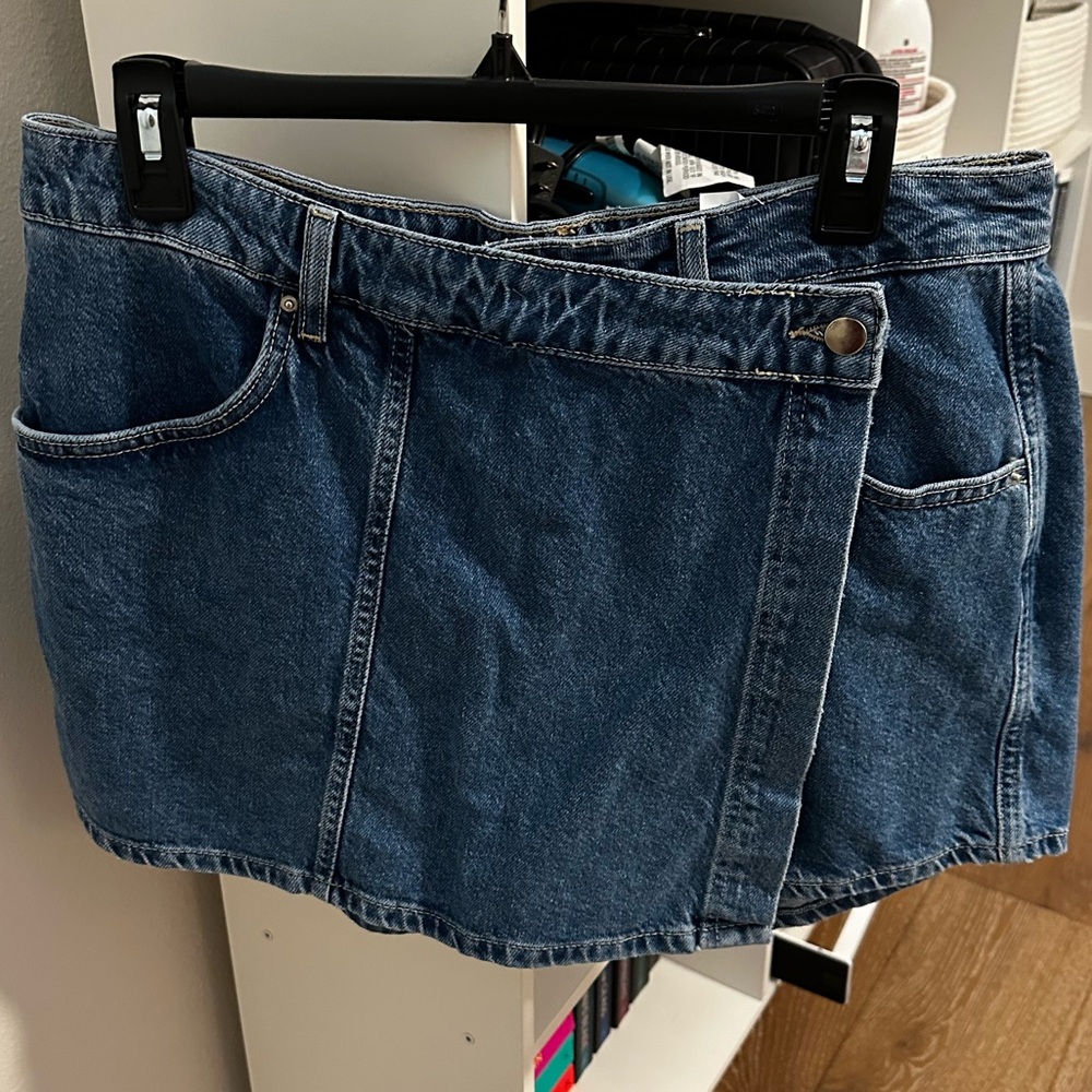 Zara denim skort